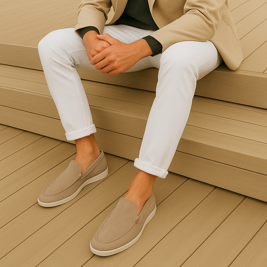 Enzo | Uomo Mocassini Eleganti in Camoscio | Comodi e Versatili