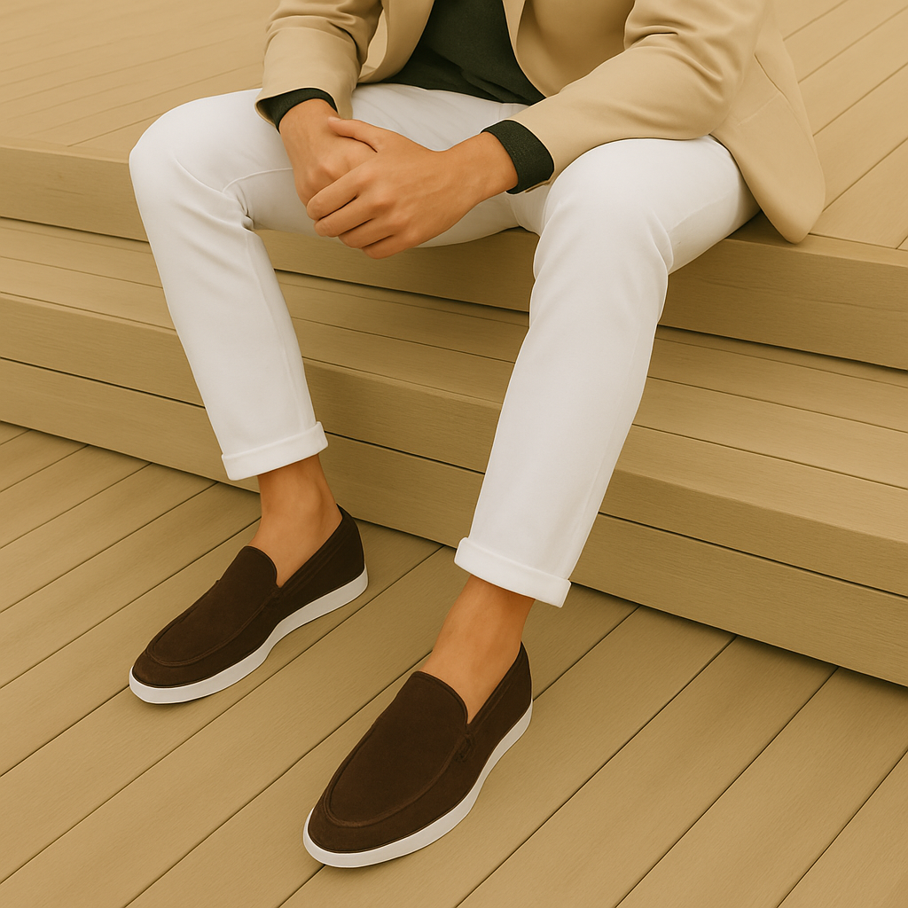 Enzo | Uomo Mocassini Eleganti in Camoscio | Comodi e Versatili
