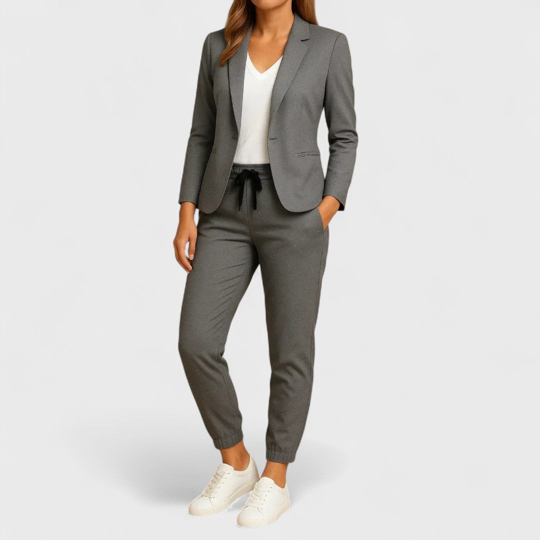 Ludovica | Donna Completo Elegante Giacca e Pantaloni | Versatile