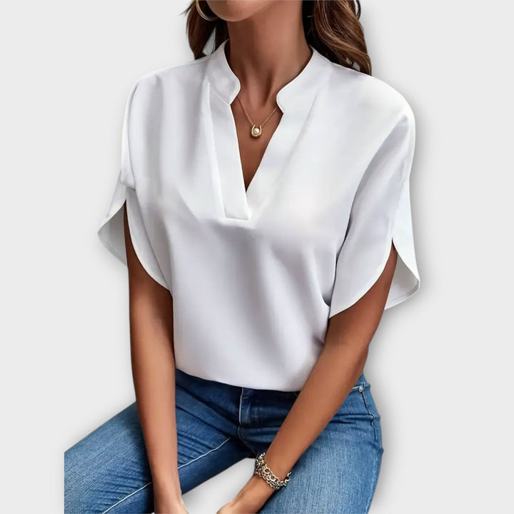 Giorgia | Donna Blusa Leggera Monocromatica | Versatile