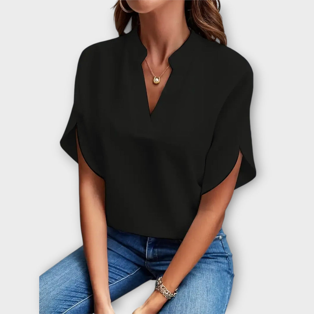 Giorgia | Donna Blusa Leggera Monocromatica | Versatile