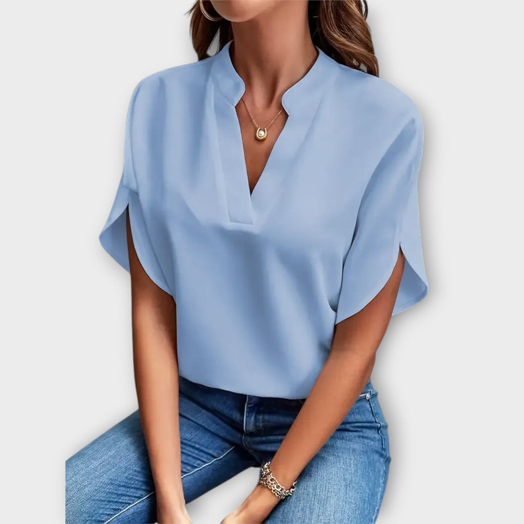 Giorgia | Donna Blusa Leggera Monocromatica | Versatile