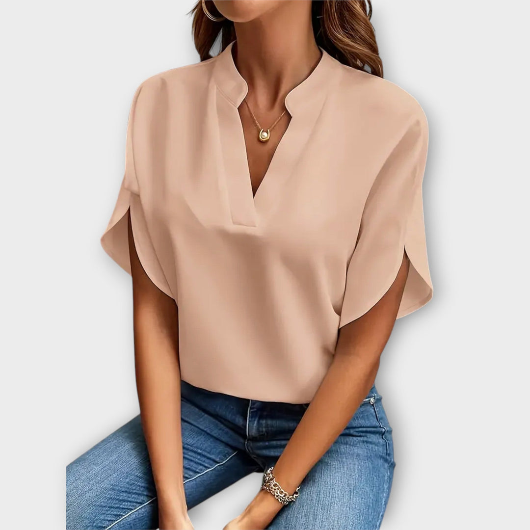Giorgia | Donna Blusa Leggera Monocromatica | Versatile