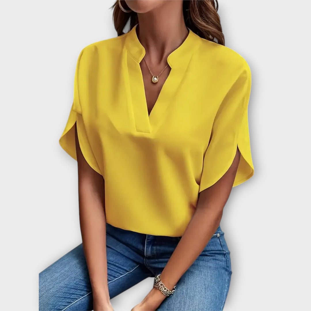 Giorgia | Donna Blusa Leggera Monocromatica | Versatile