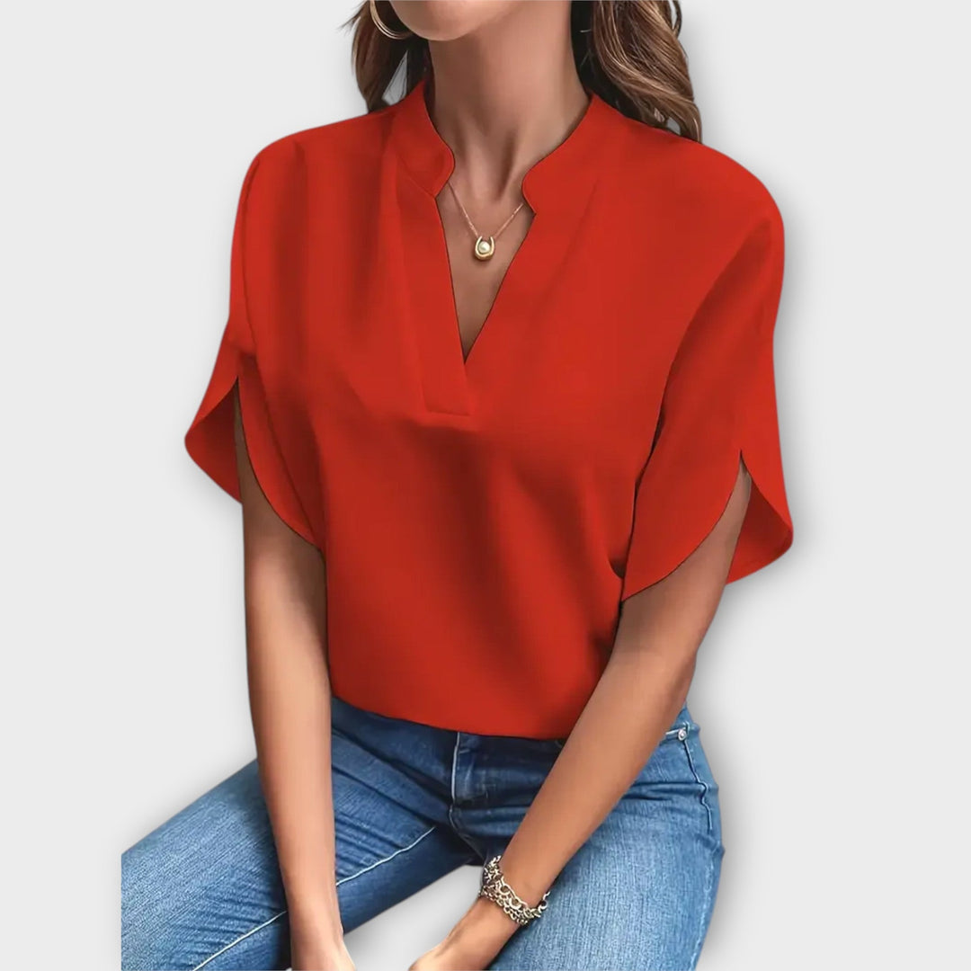 Giorgia | Donna Blusa Leggera Monocromatica | Versatile