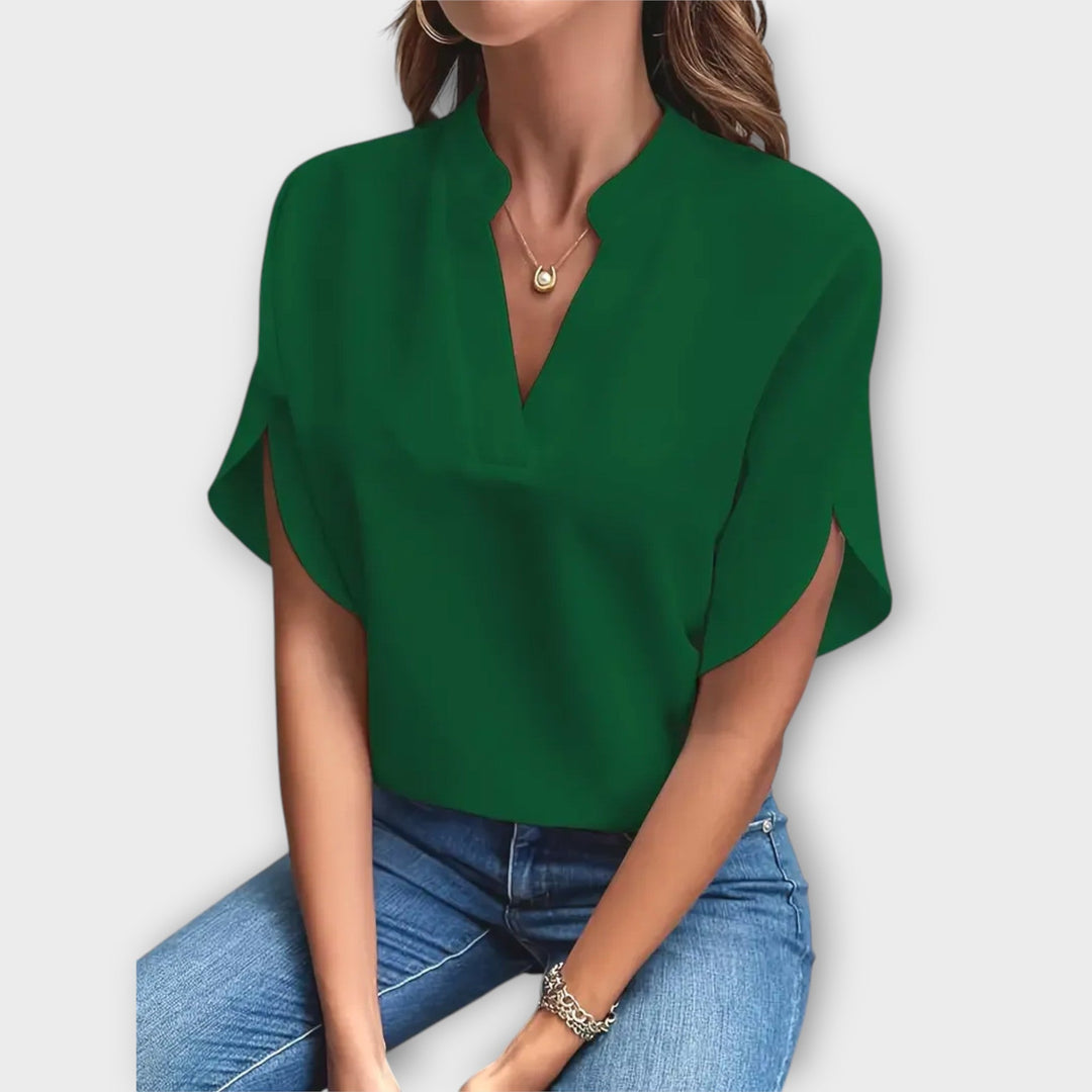 Giorgia | Donna Blusa Leggera Monocromatica | Versatile