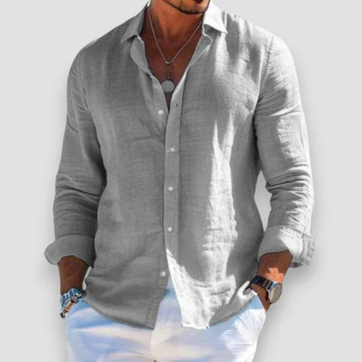 Lorenzo | Uomo Casual Camicia Estiva | Traspirante