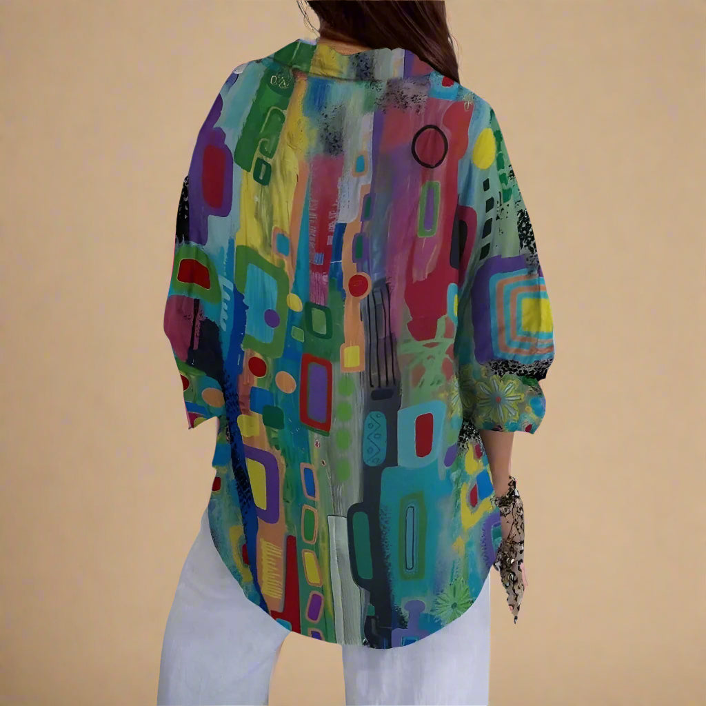 Luna | Donna Traspirante Blusa | Confortevole